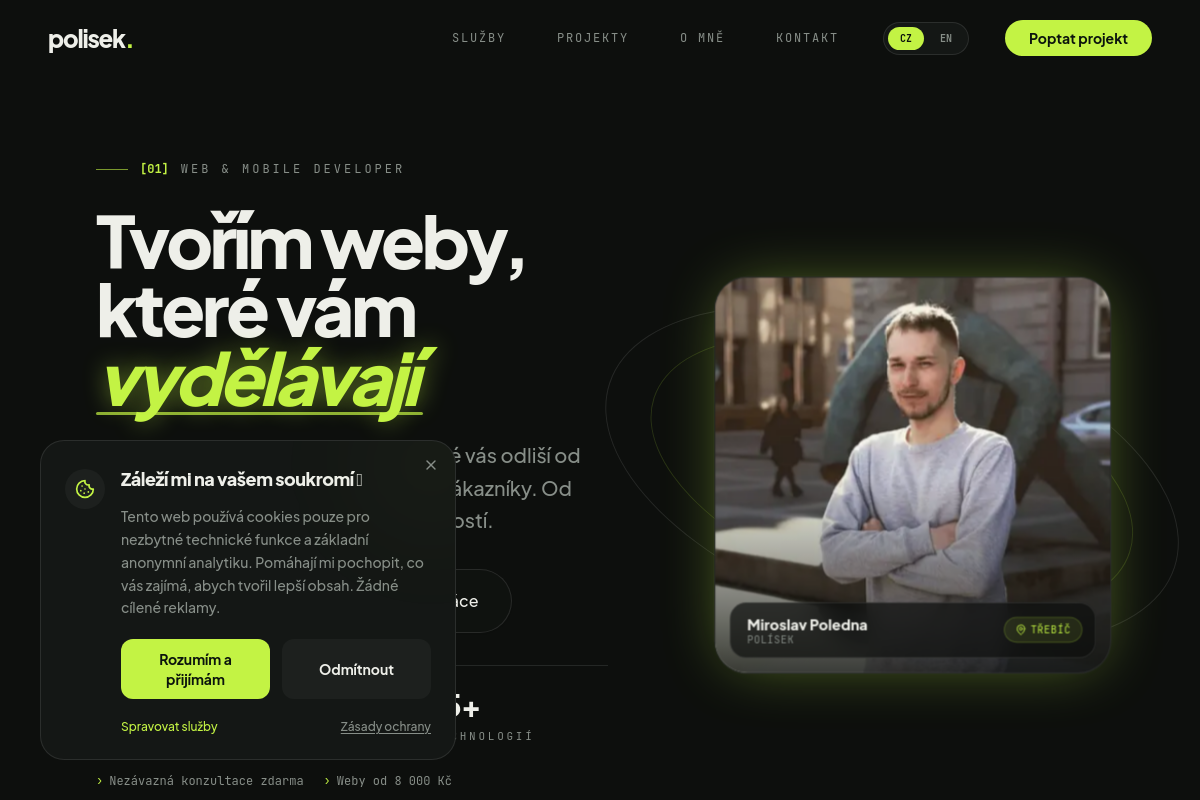 Miroslav Poledna - Webový vývojář