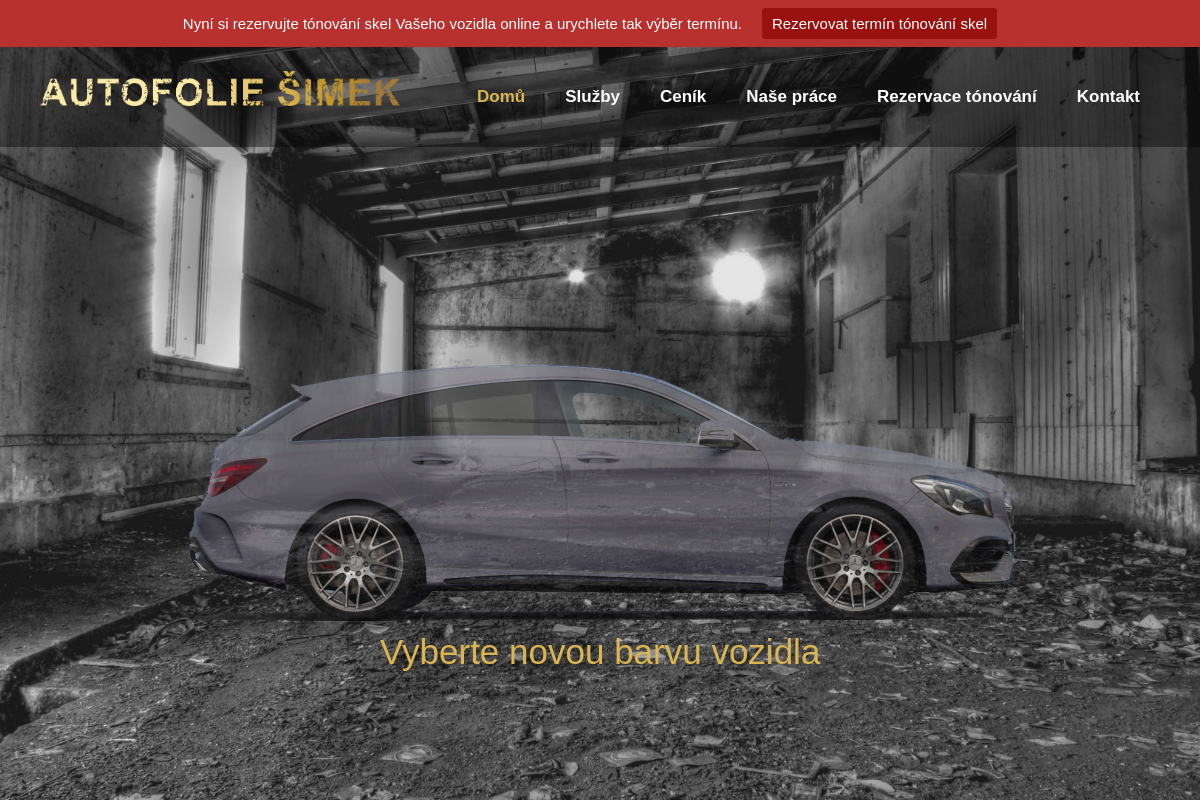 Autofolie Šimek