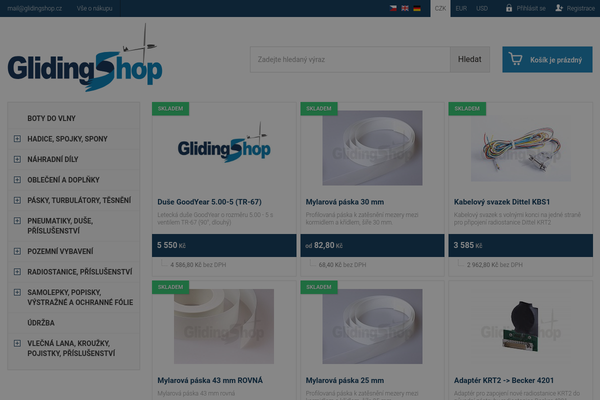 Glidingshop.cz