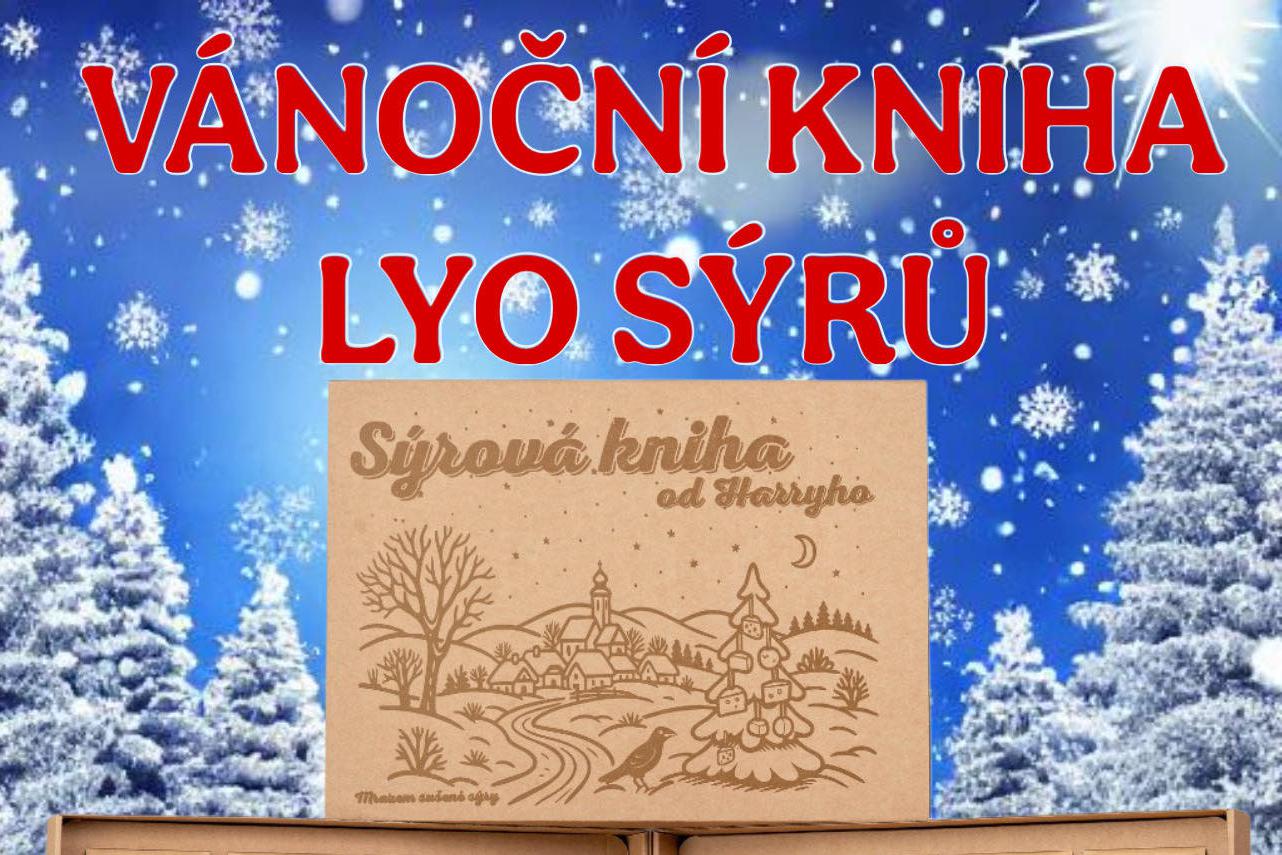 Vánoční kniha LYO sýrů 16ks