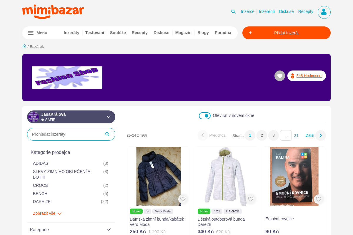 Jana Králová Fashion Shop
