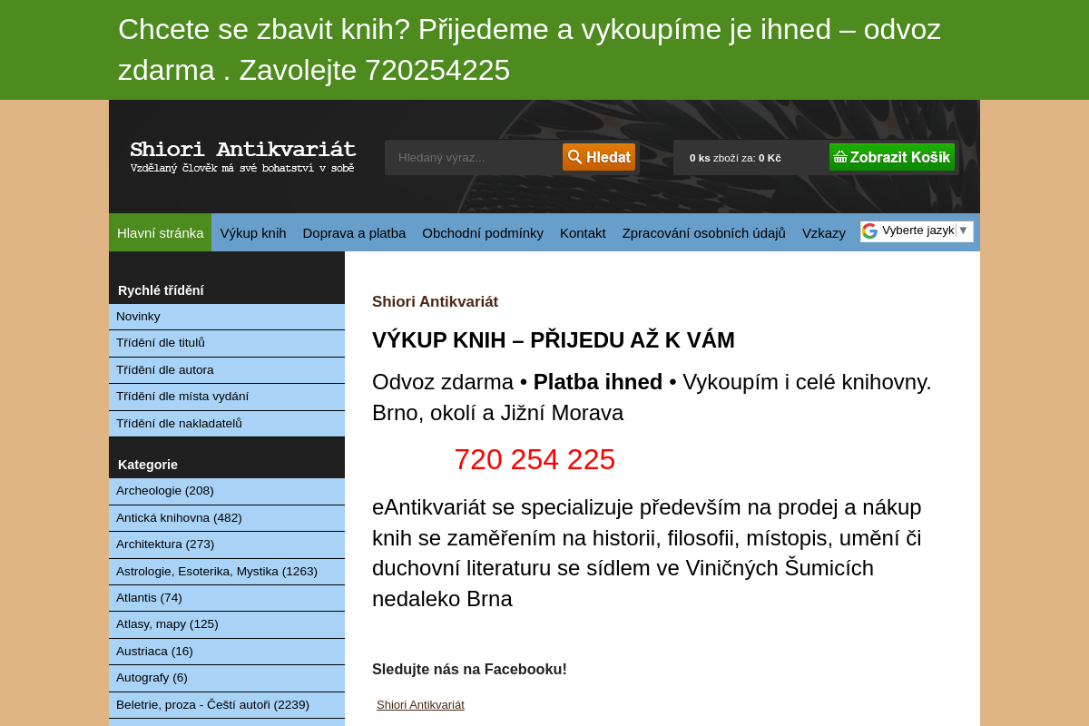 Shioriantikvariát.cz