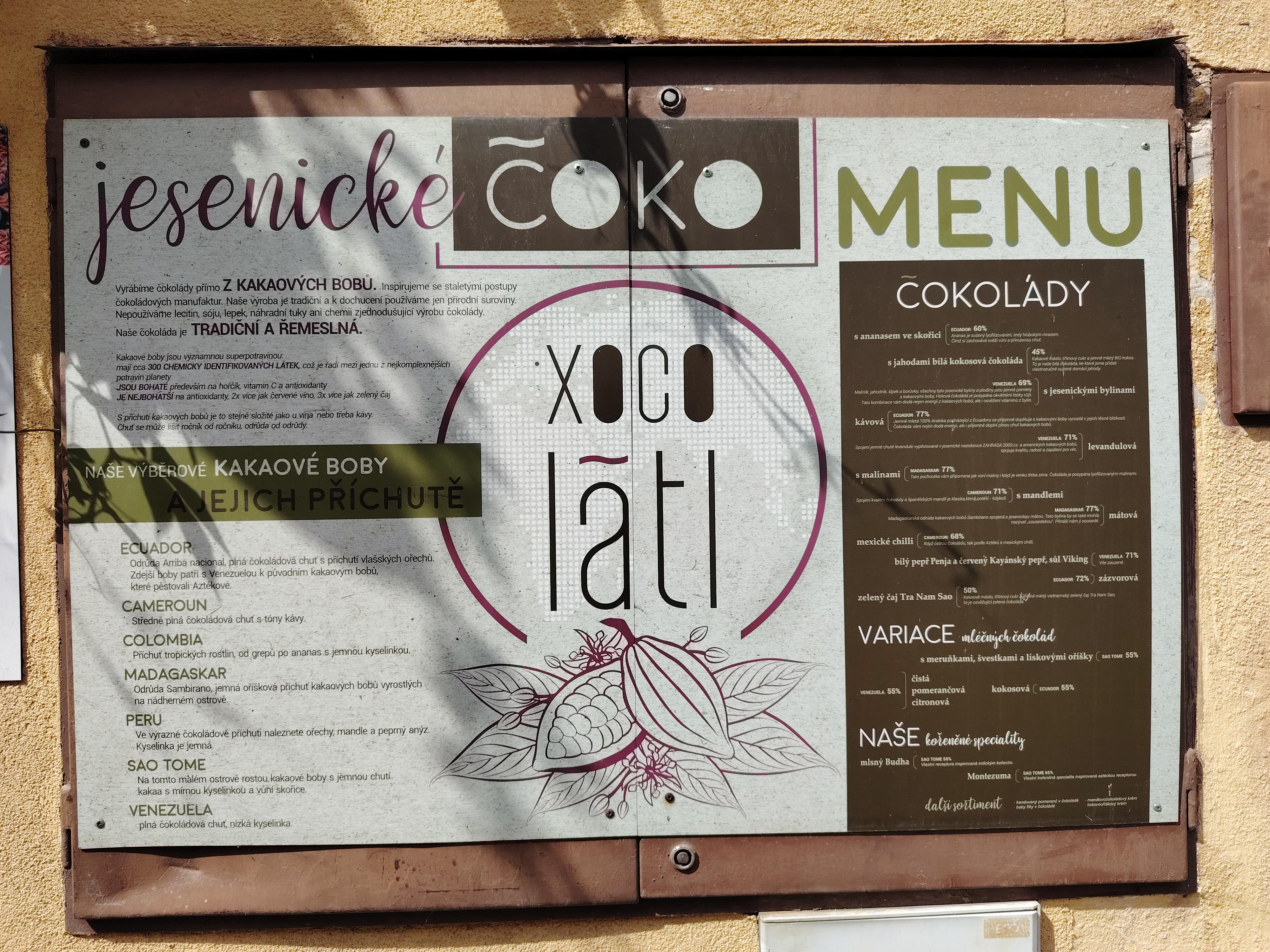 Xocolatl, jesenická čokoláda foto 3