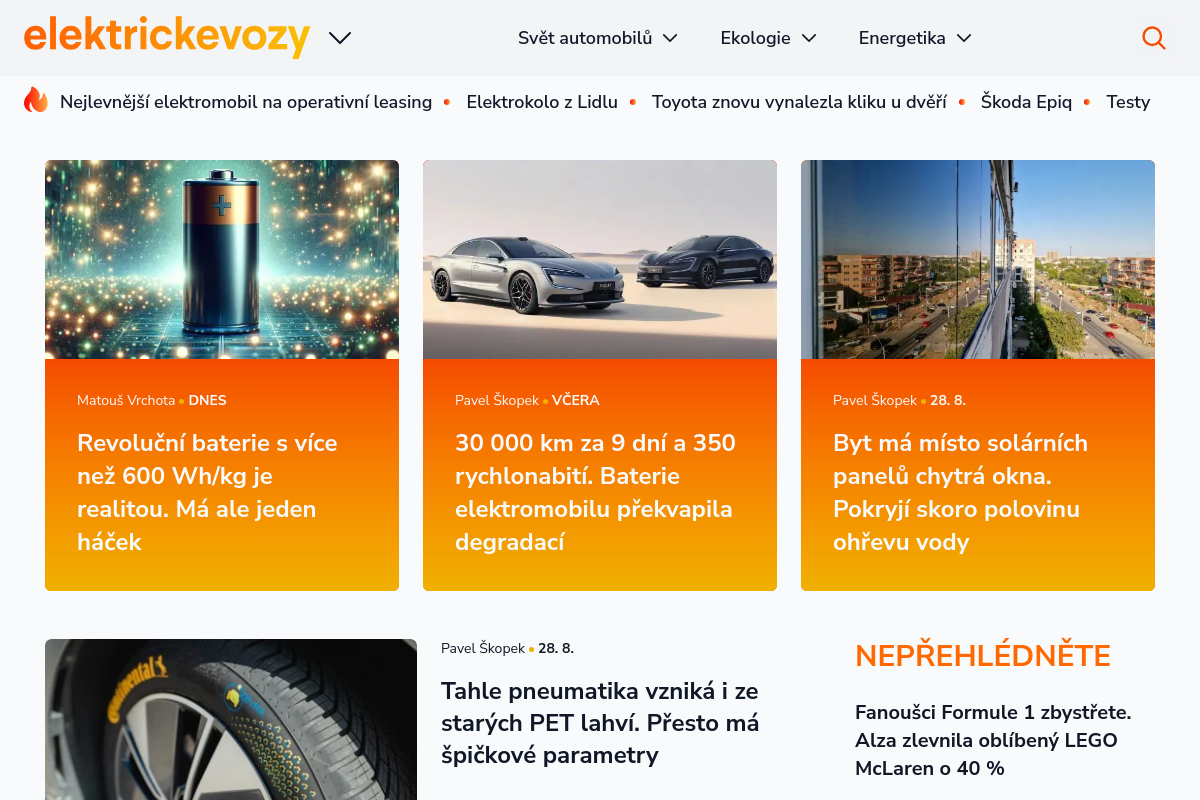 Elektrickevozy.cz