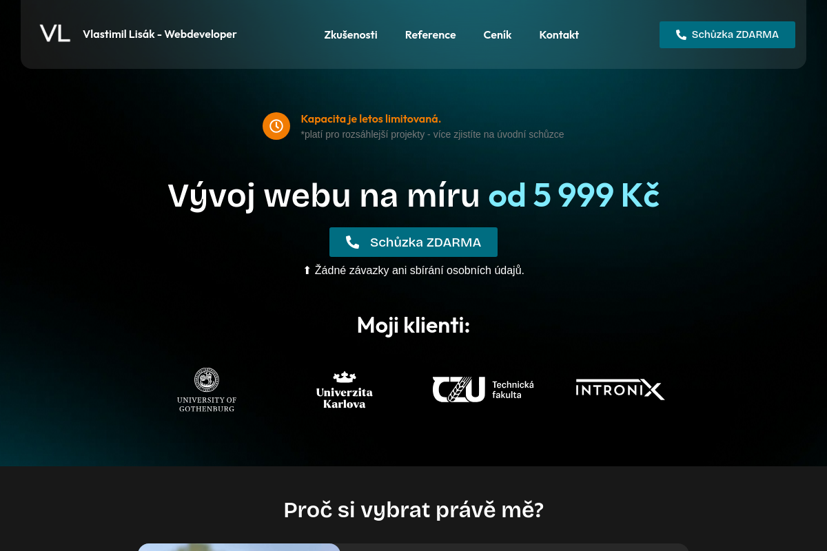 Vlastimil Lisák - Webdeveloper