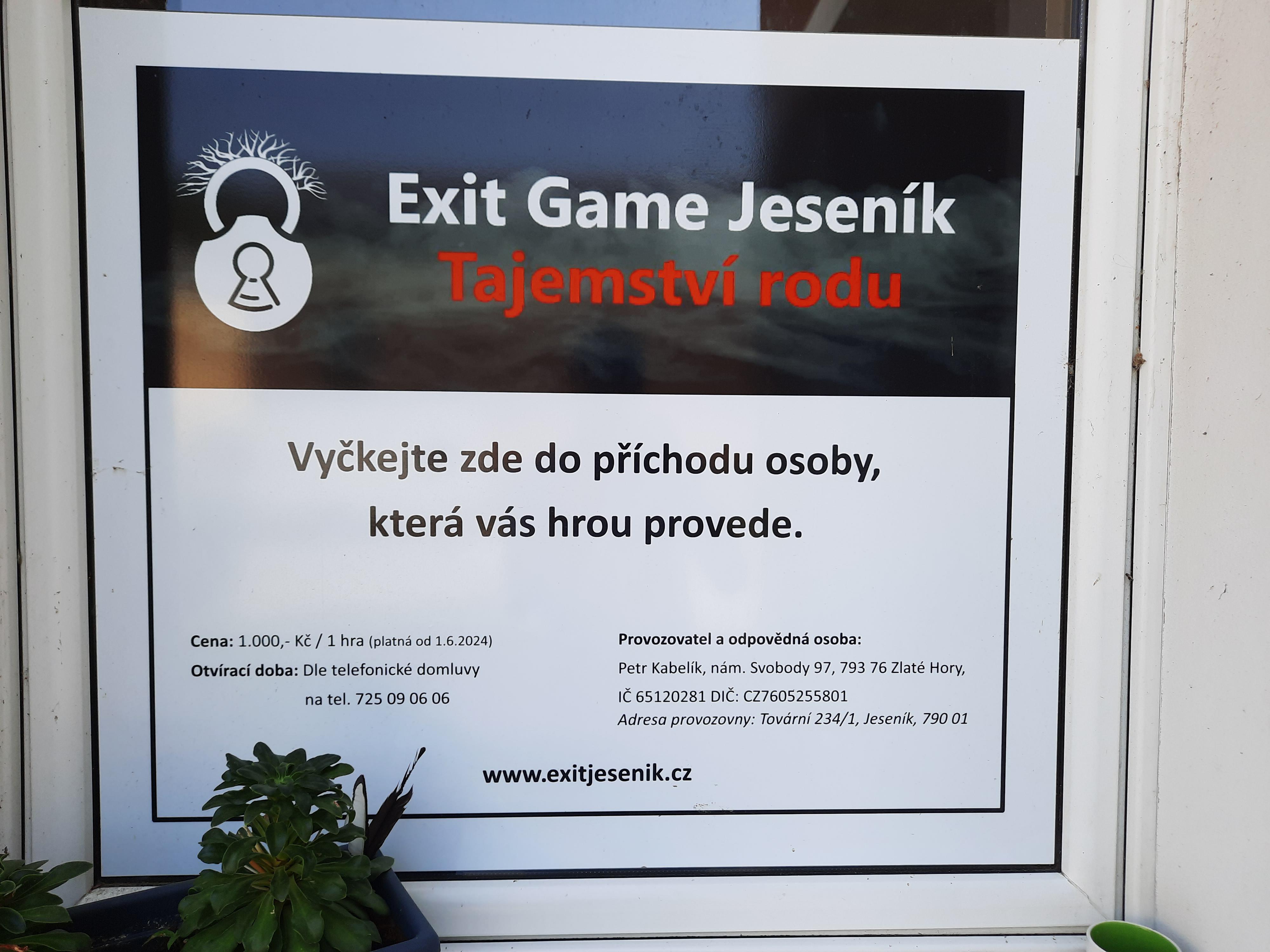 Exit Game Jeseník foto 1