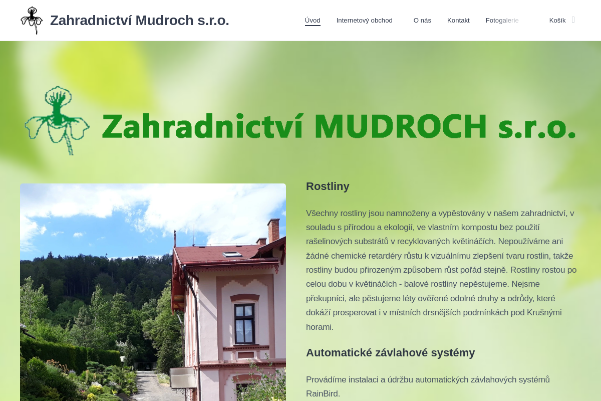 Zahradnictví Mudroch