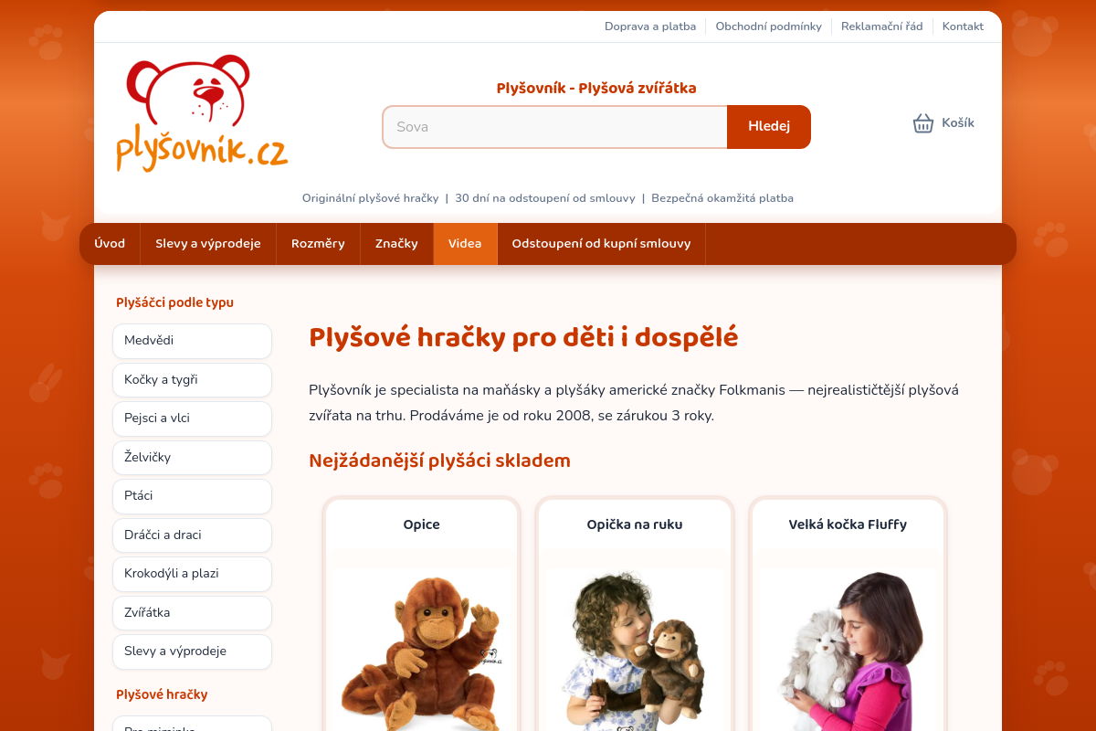 Plysovanek.cz