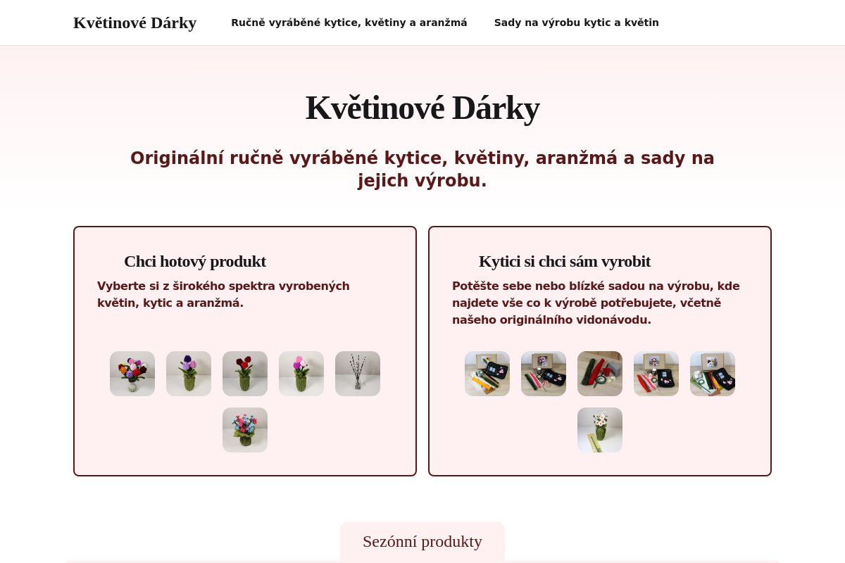 Obchod Květinové Dárky