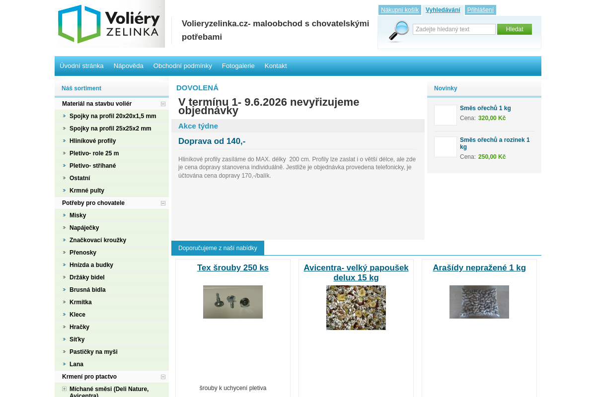 Voliery Zelinka