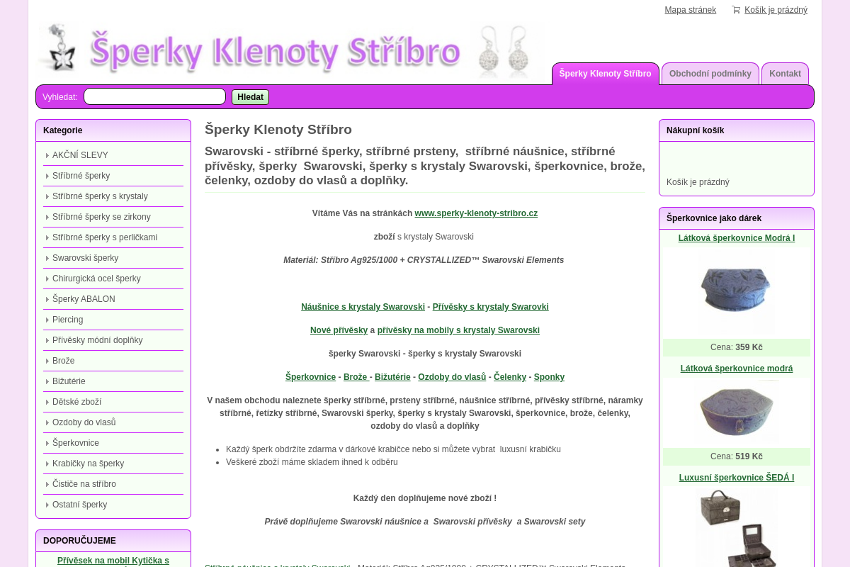 Sperky-klenoty-stribro.cz