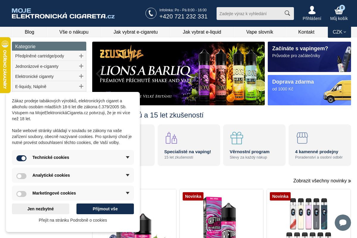 Mojeelektronickacigareta.cz
