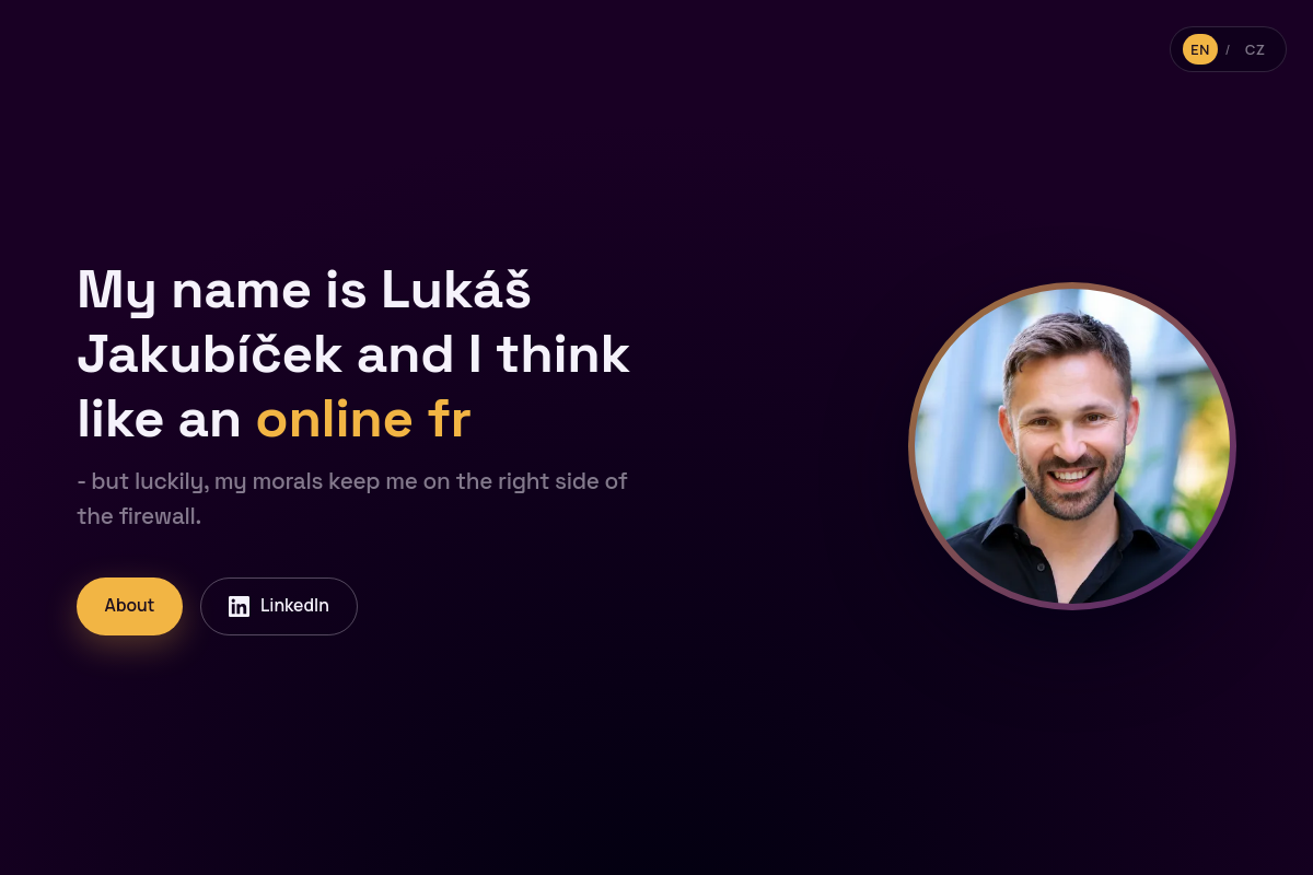 Lukáš Jakubíček - webdesign