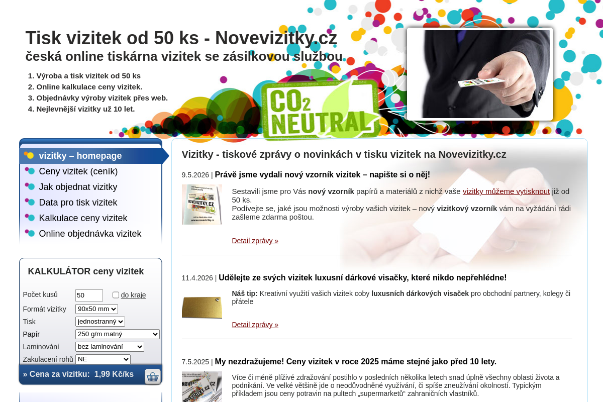 Novevizitky.cz
