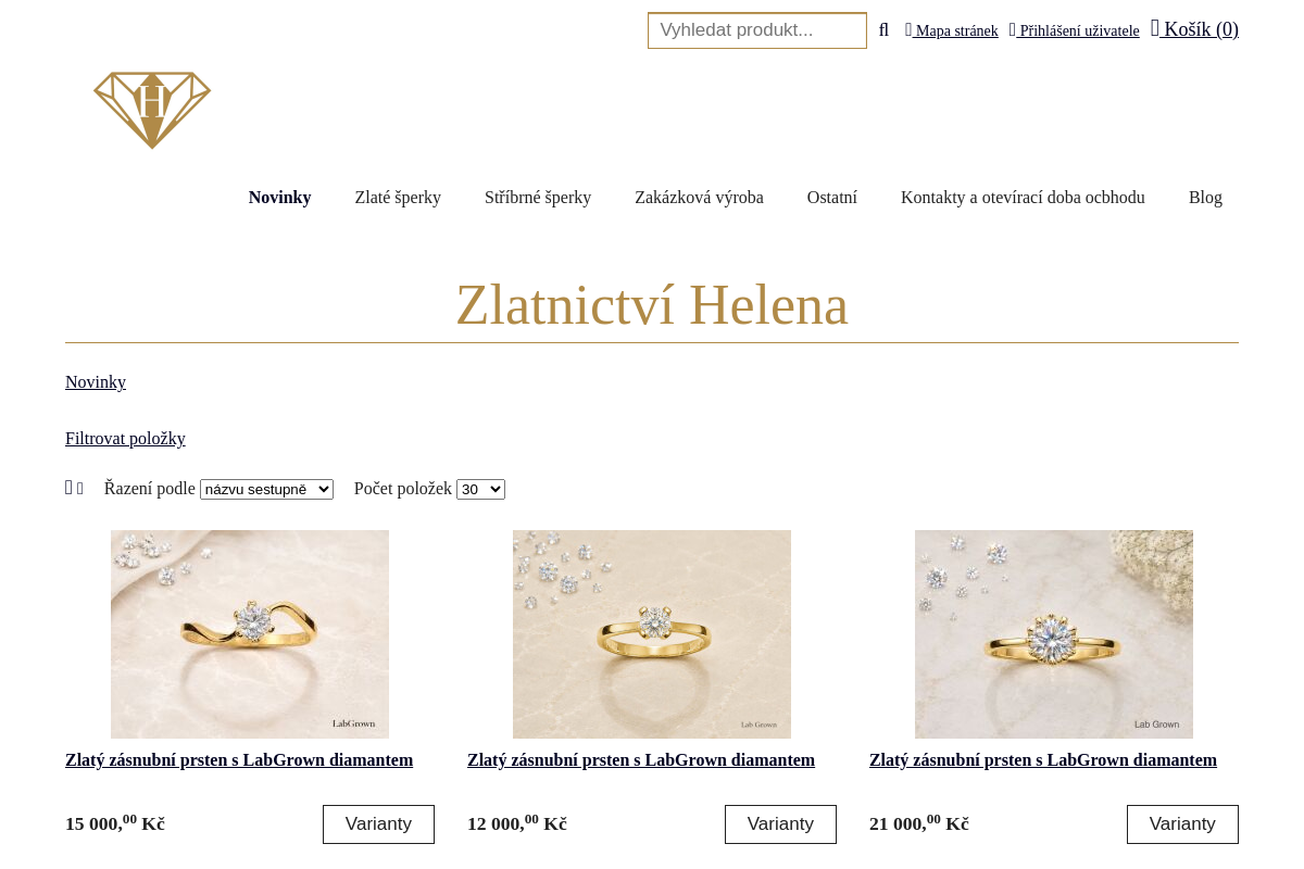 Zlatnictví Helena.cz