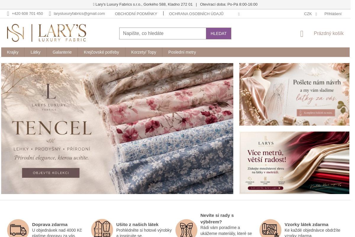 Lary's Luxury Fabrics s.r.o.