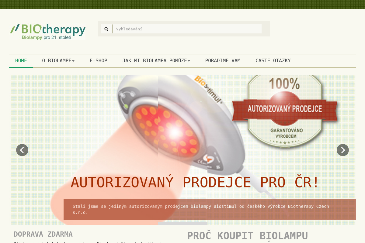 Biostimul – biolampa