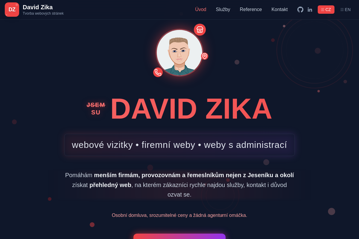 David Zika | Tvorba webových stránek
