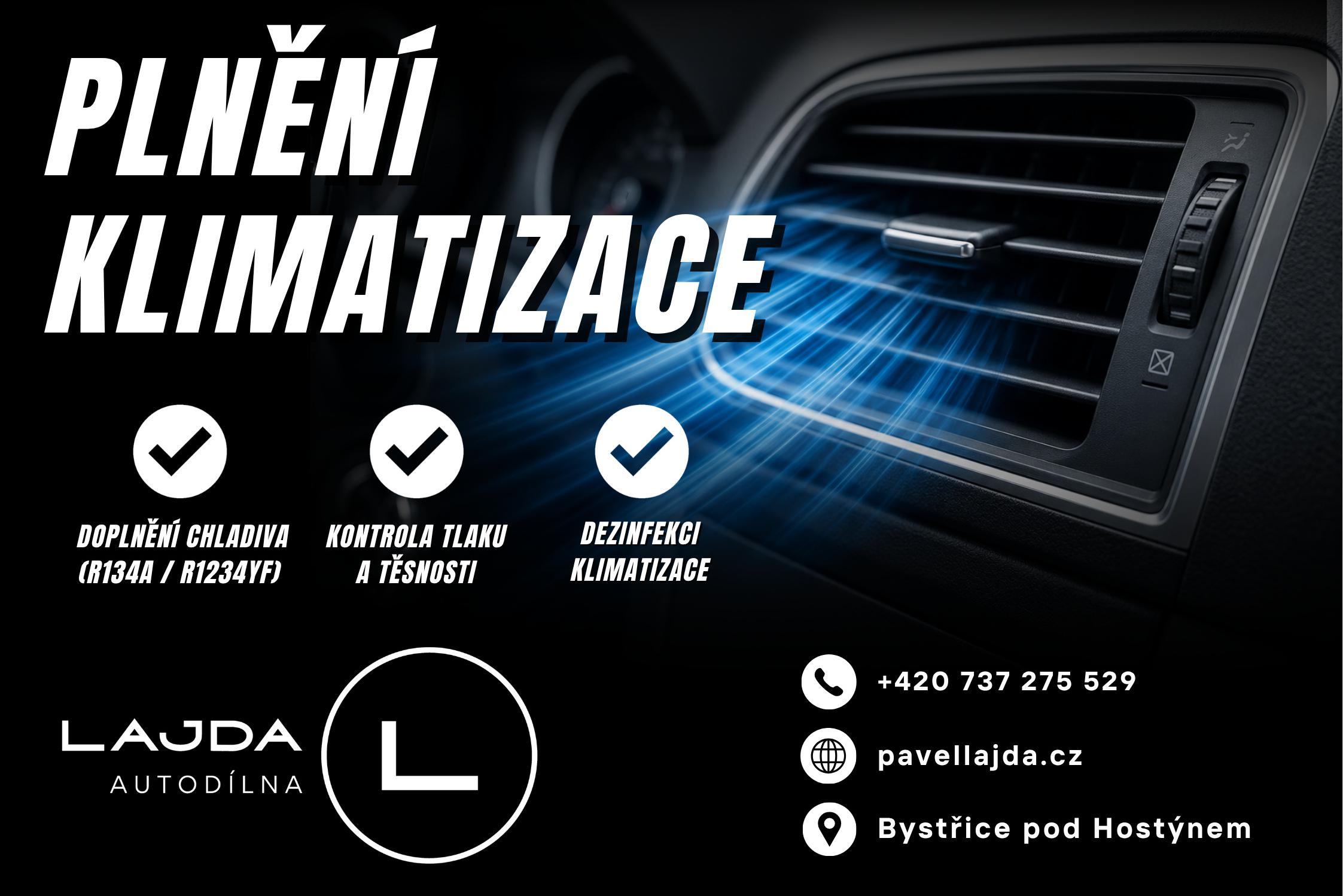 Plnění klimatizace pro starší i nová auta