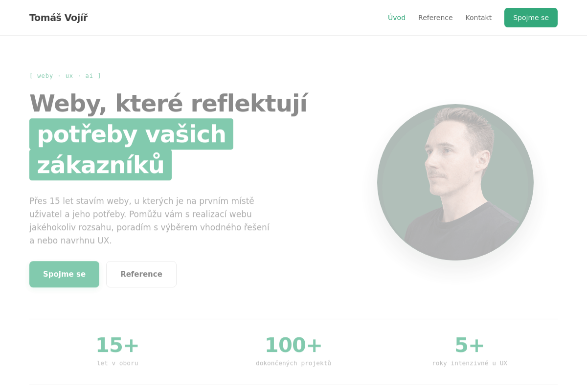 Tomáš Vojíř - webdesign