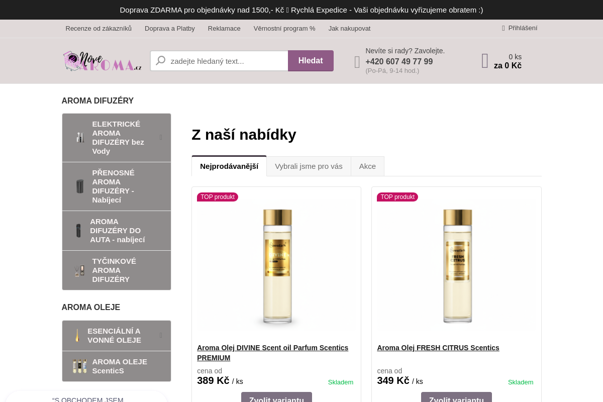 Novearoma.cz