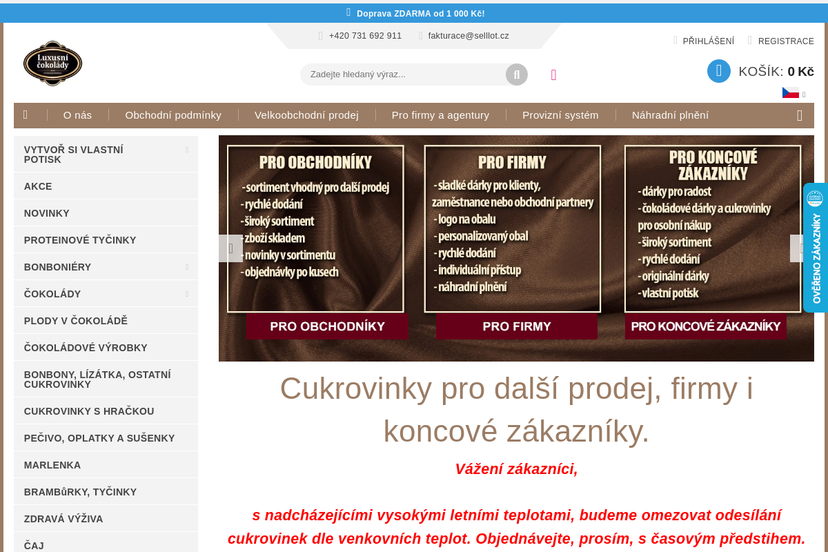 Luxusnicokolady.cz