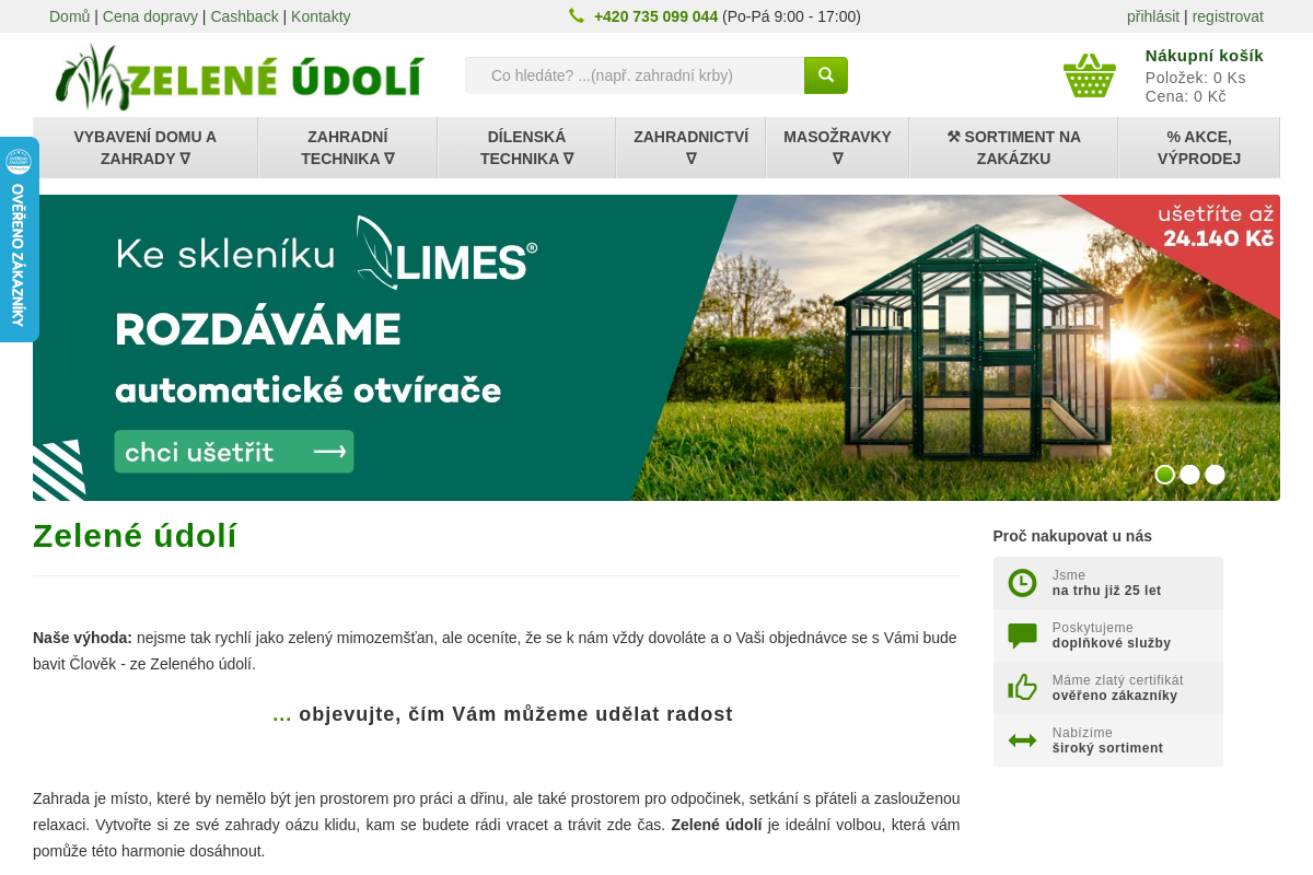 Zelené údolí