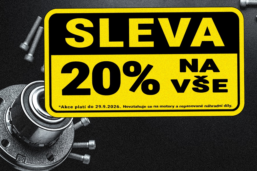 Akce! 20% na vše.
