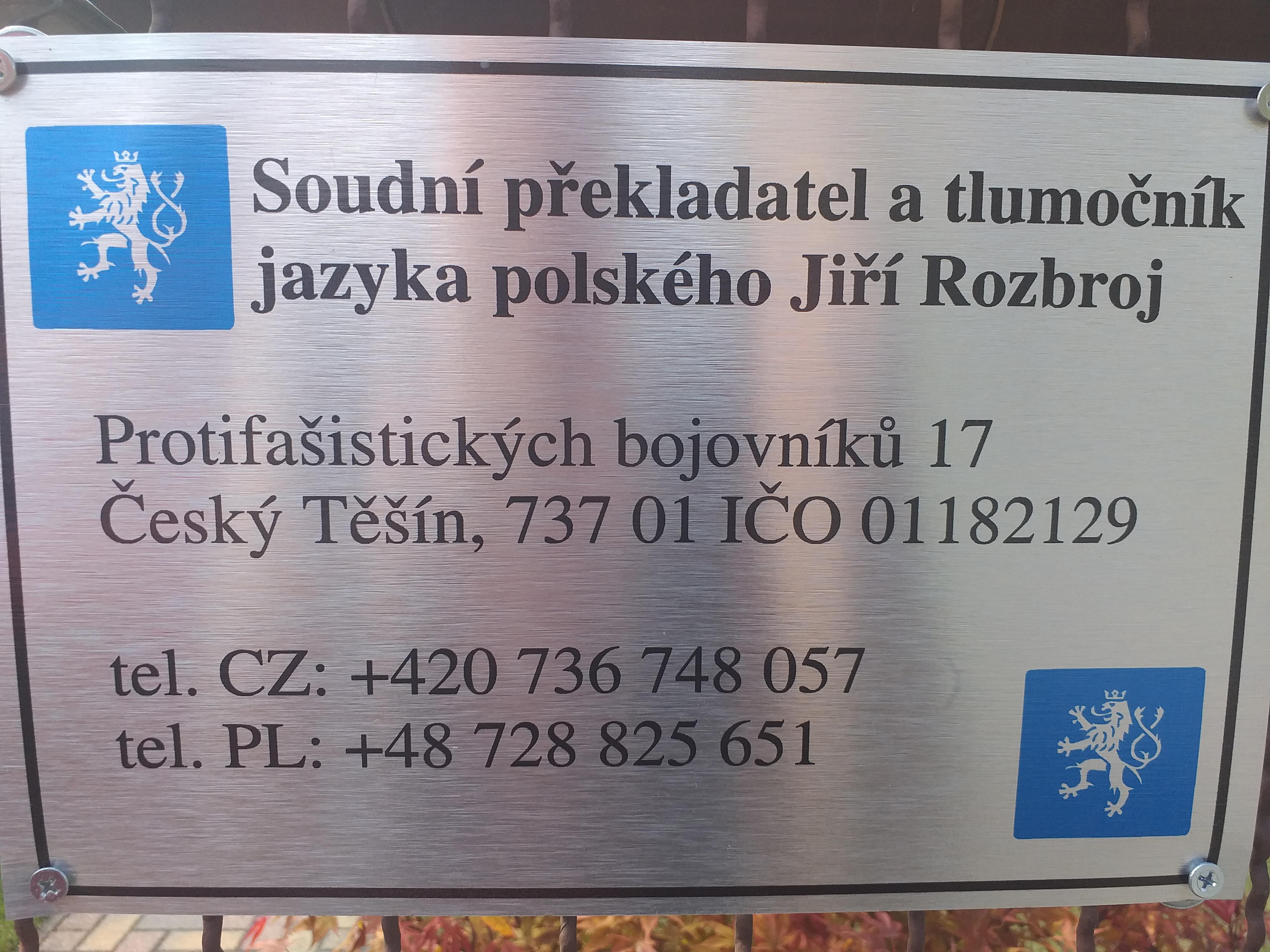 Mgr. Jiří Rozbroj foto 2
