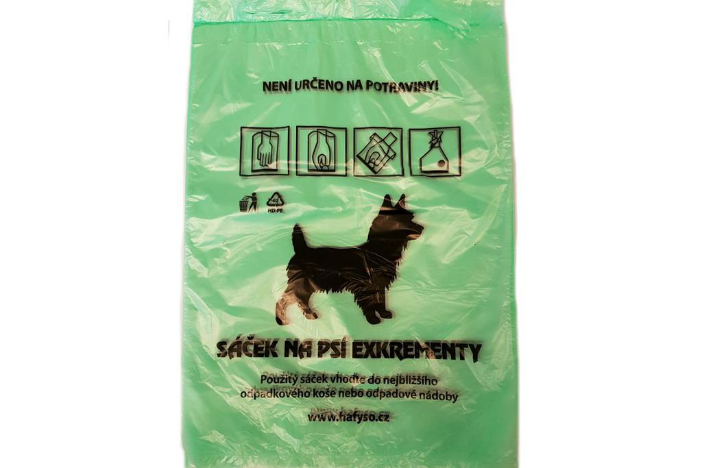 Sáčky na psí exkrementy 20x28 cm/12my, 50ks