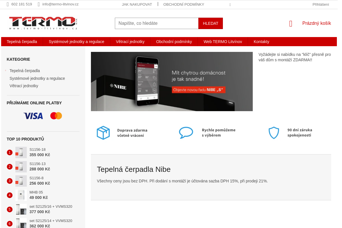 Nibe-eshop.cz