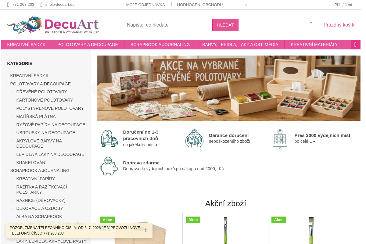 DecuArt - kreativní a výtvarné potřeby