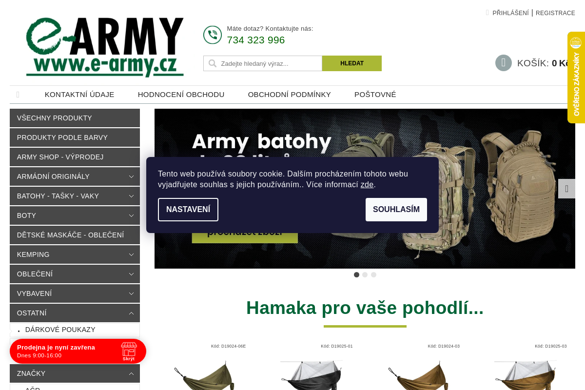 Army shop e-army.cz