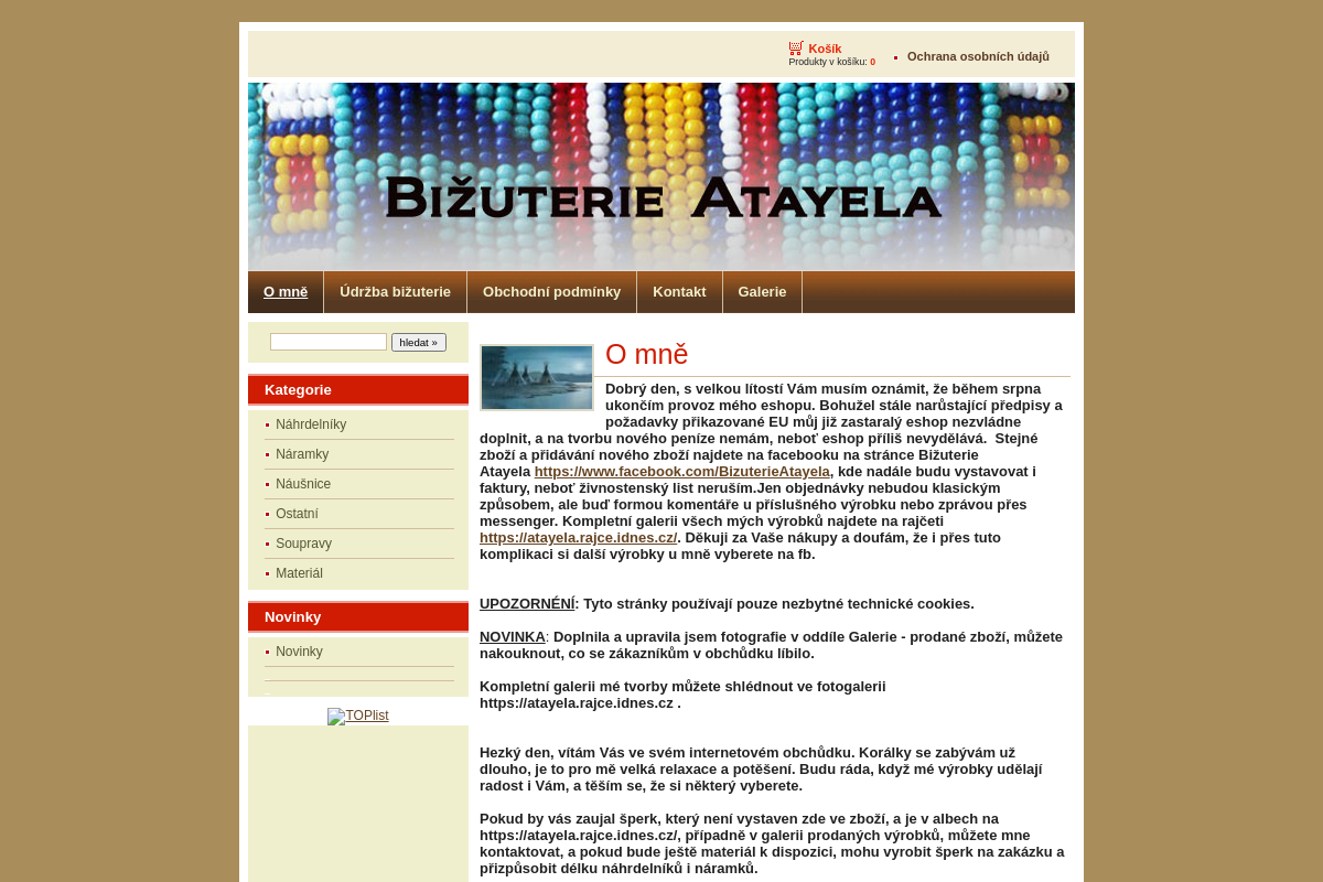 Bižuterie Atayela