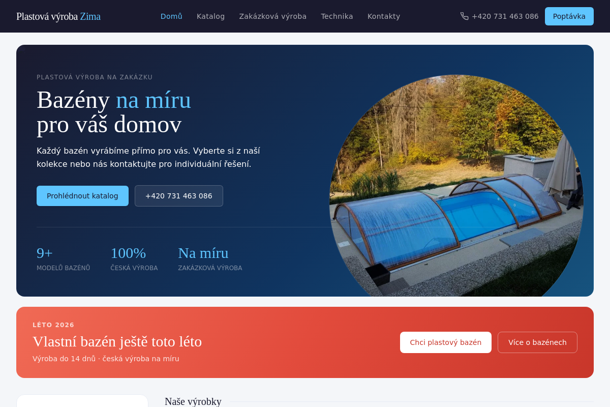 Plastová výroba Zima