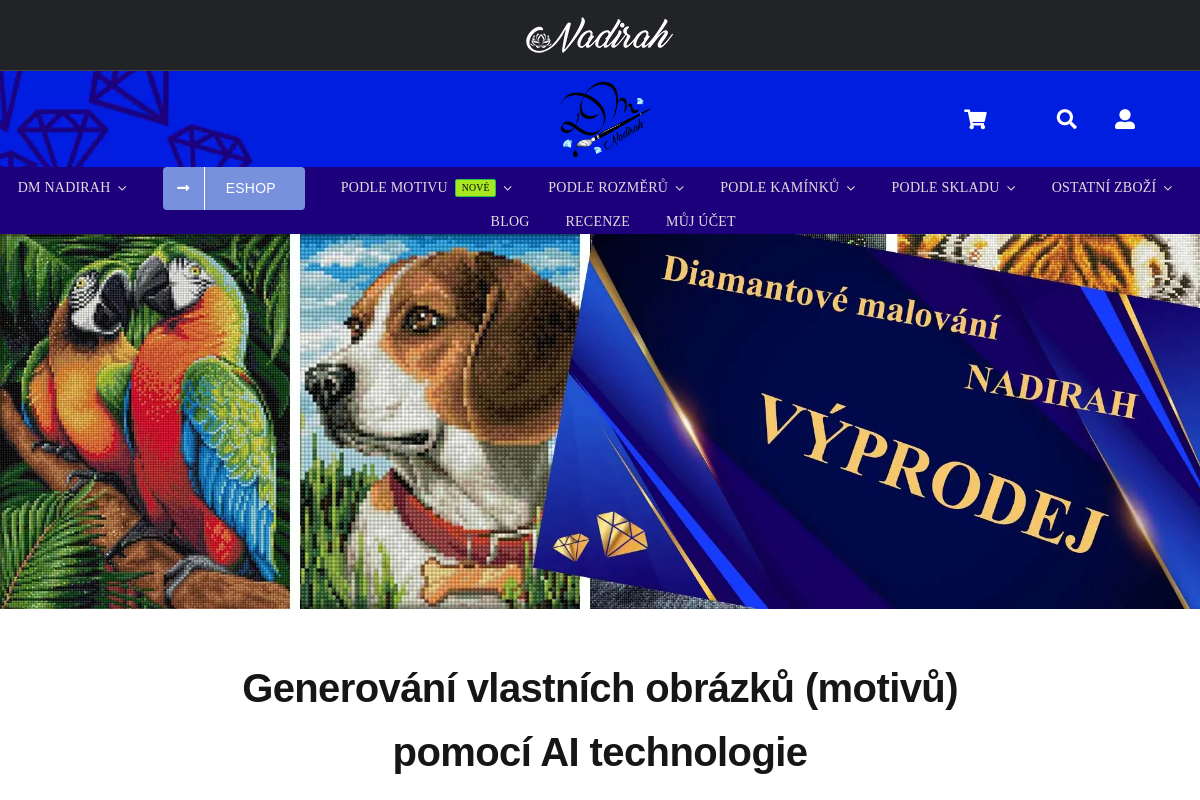 Diamantové malování Nadirah