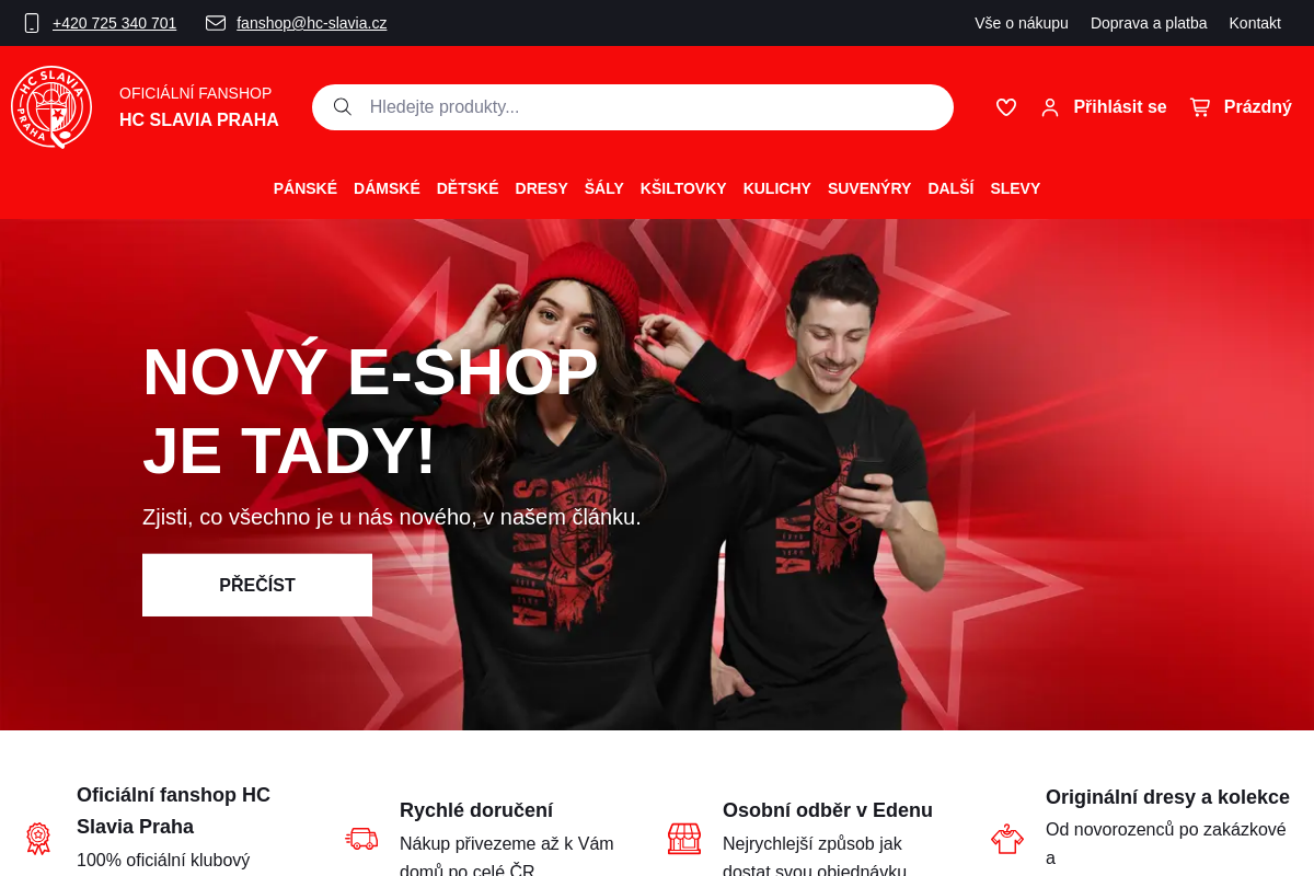 Fanshop HC Slavia Praha