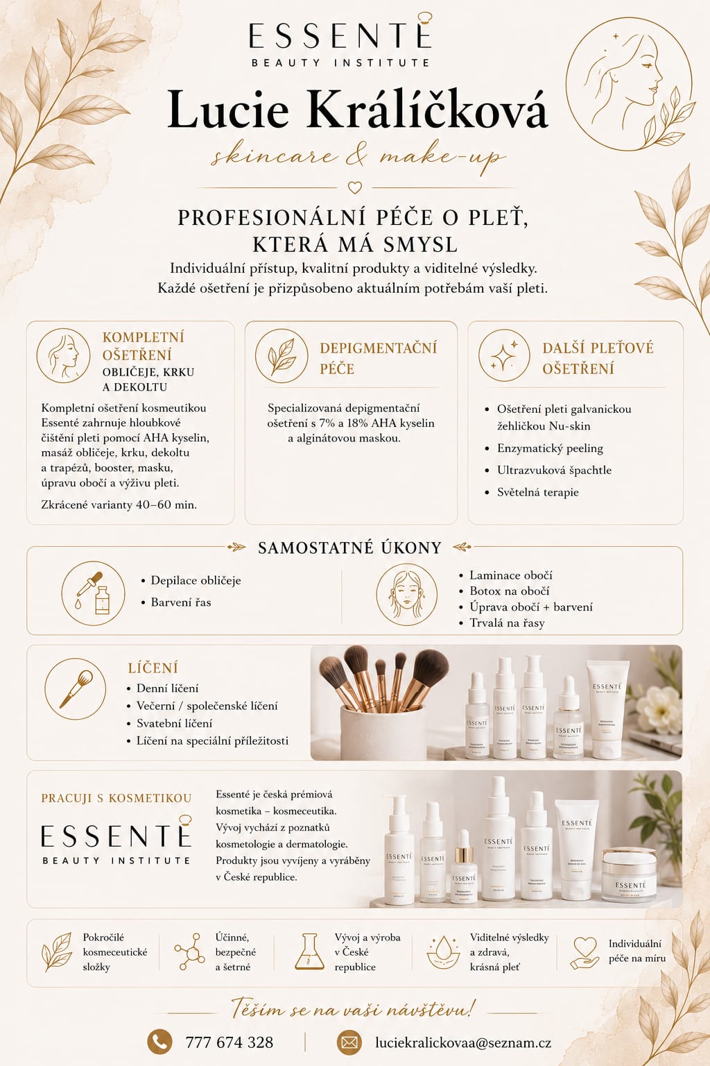 Lucie Králíčková, skin care & make-up foto 1