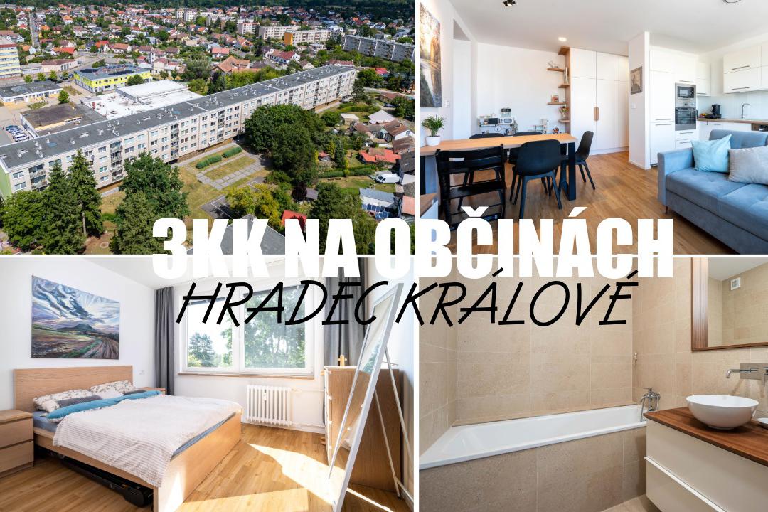 Prodej bytu 3+kk 74 m² Na Občinách, Hradec Králové