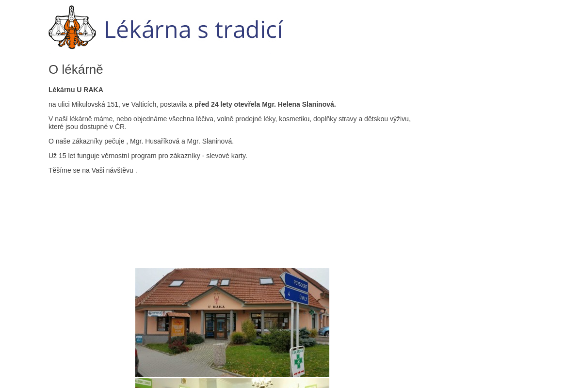 Lekarnastradici.cz