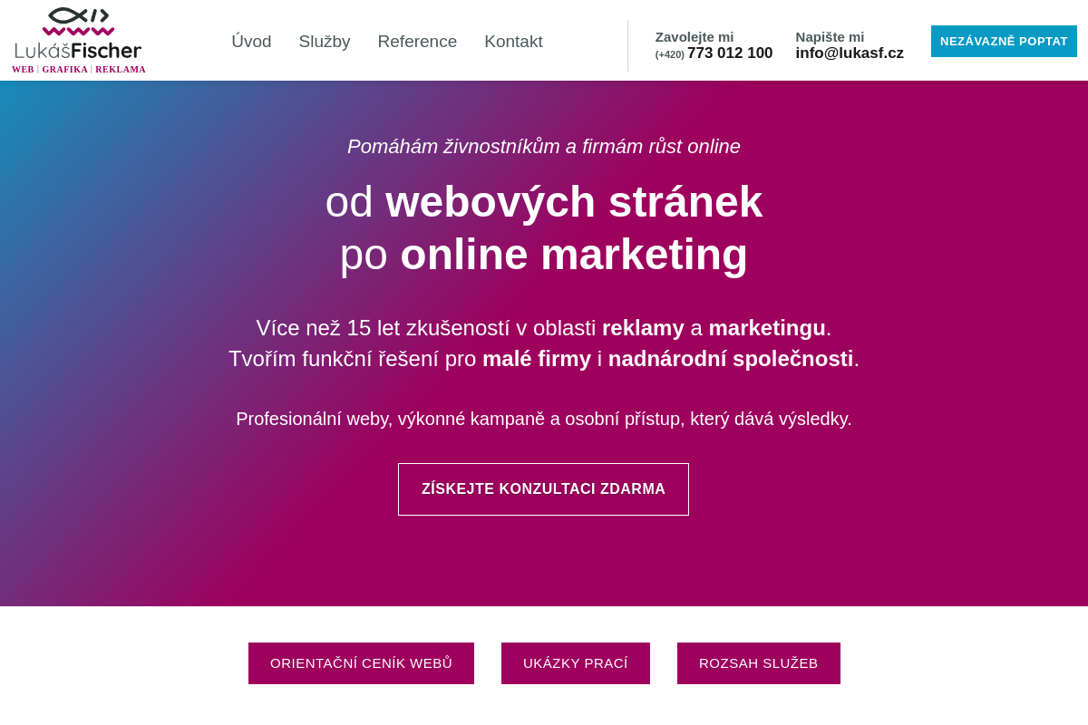 Lukáš Fischer - Grafika | Web | HTML5 bannery