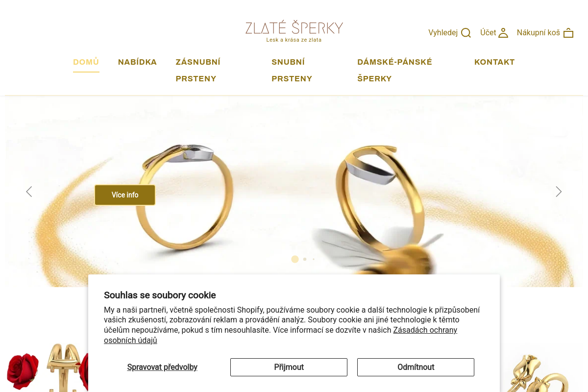 Zlaté šperky
