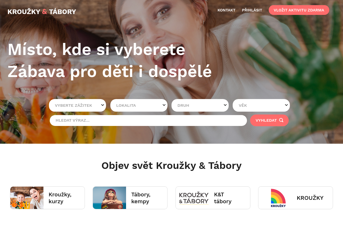 KROUŽKY & TÁBORY