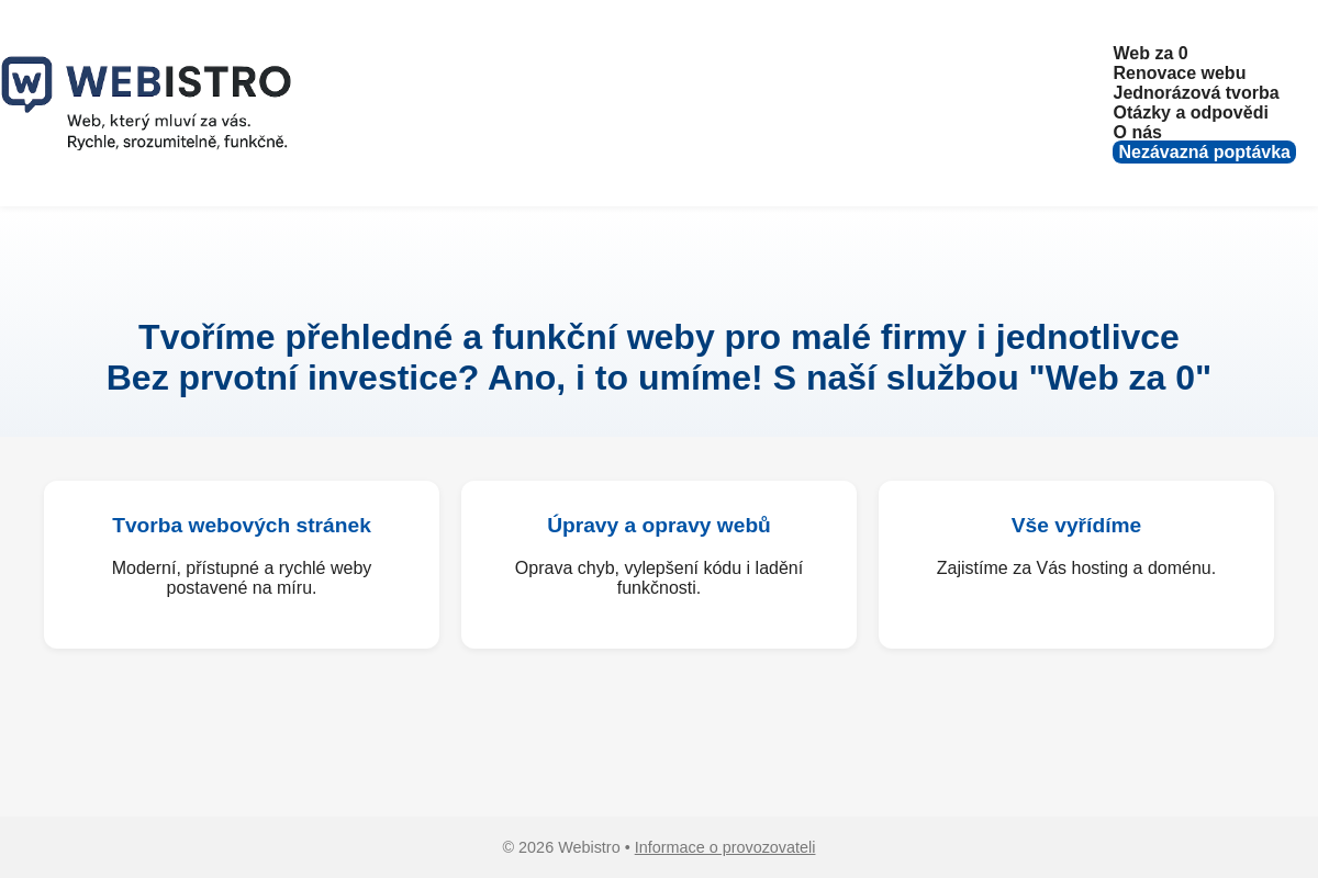 Webistro.cz
