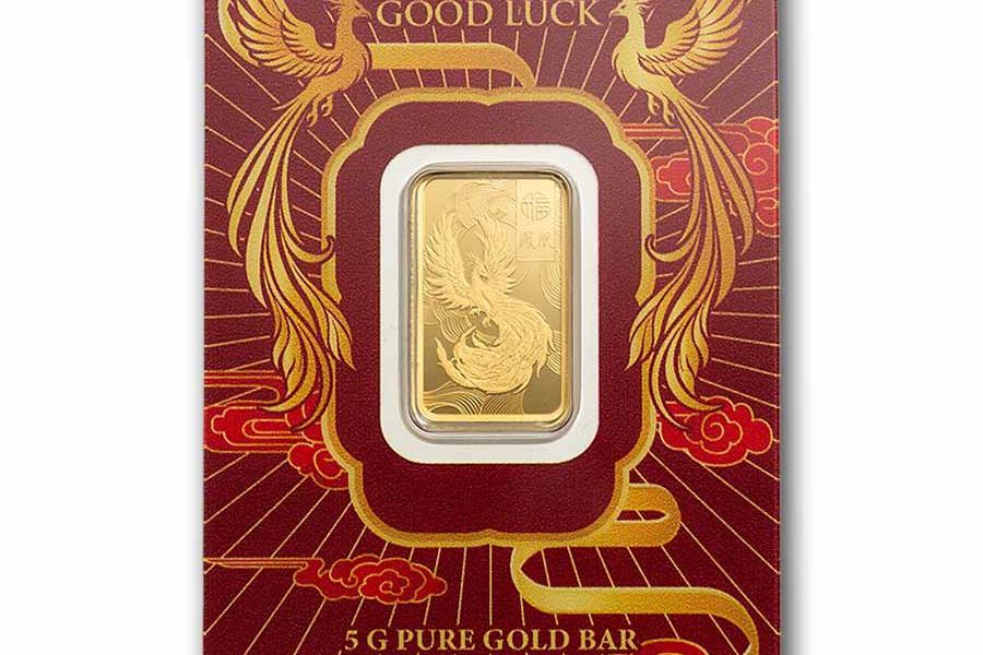 Zlatý slitek Pamp - Good Luck Phoenix 5g 2026