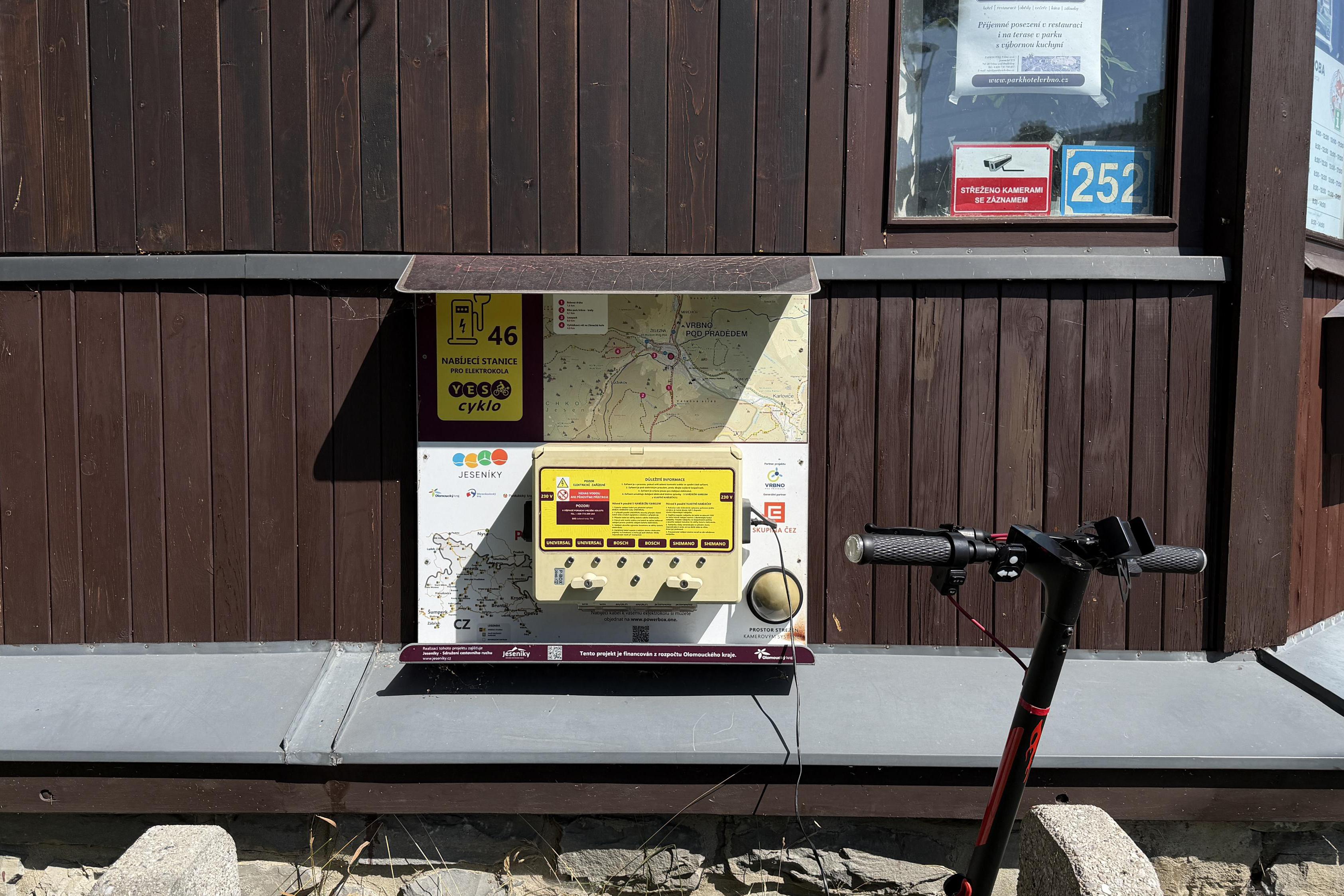 Nabíjecí stanice Turistické informační centrum Vrbno pod Pradědem