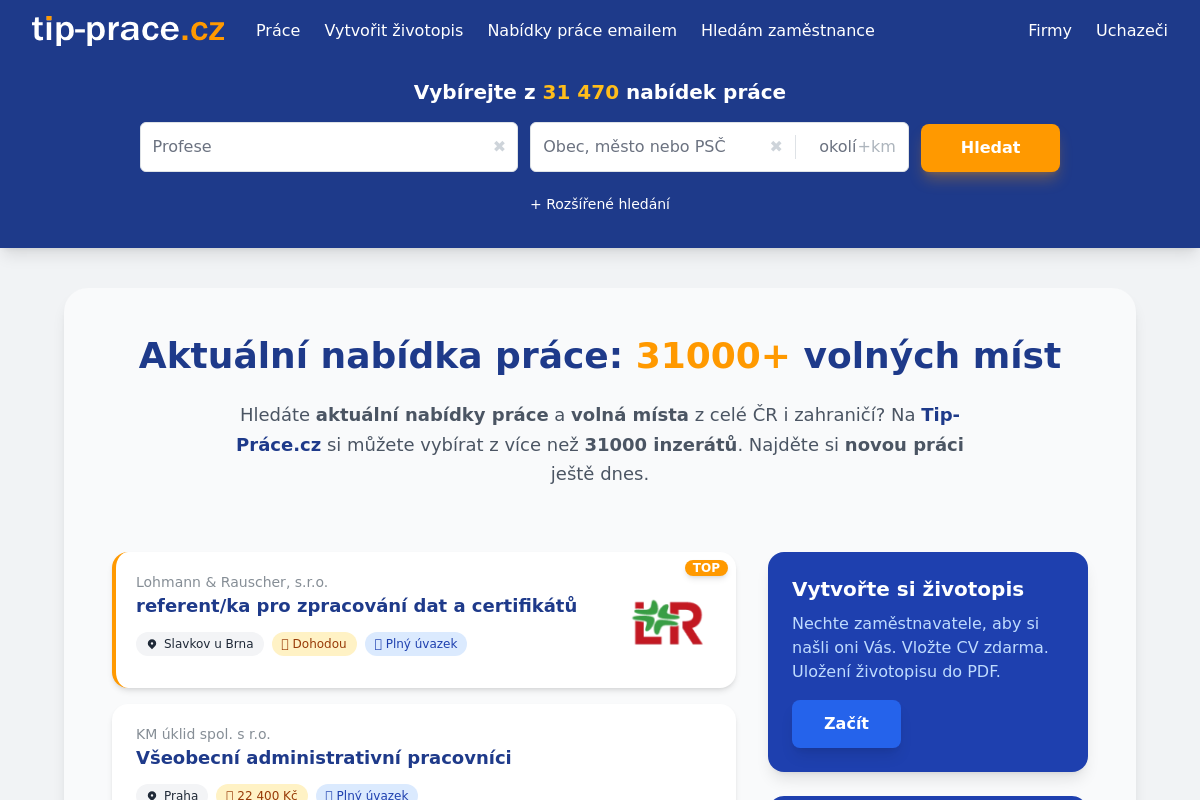 TIP-PRACE.cz