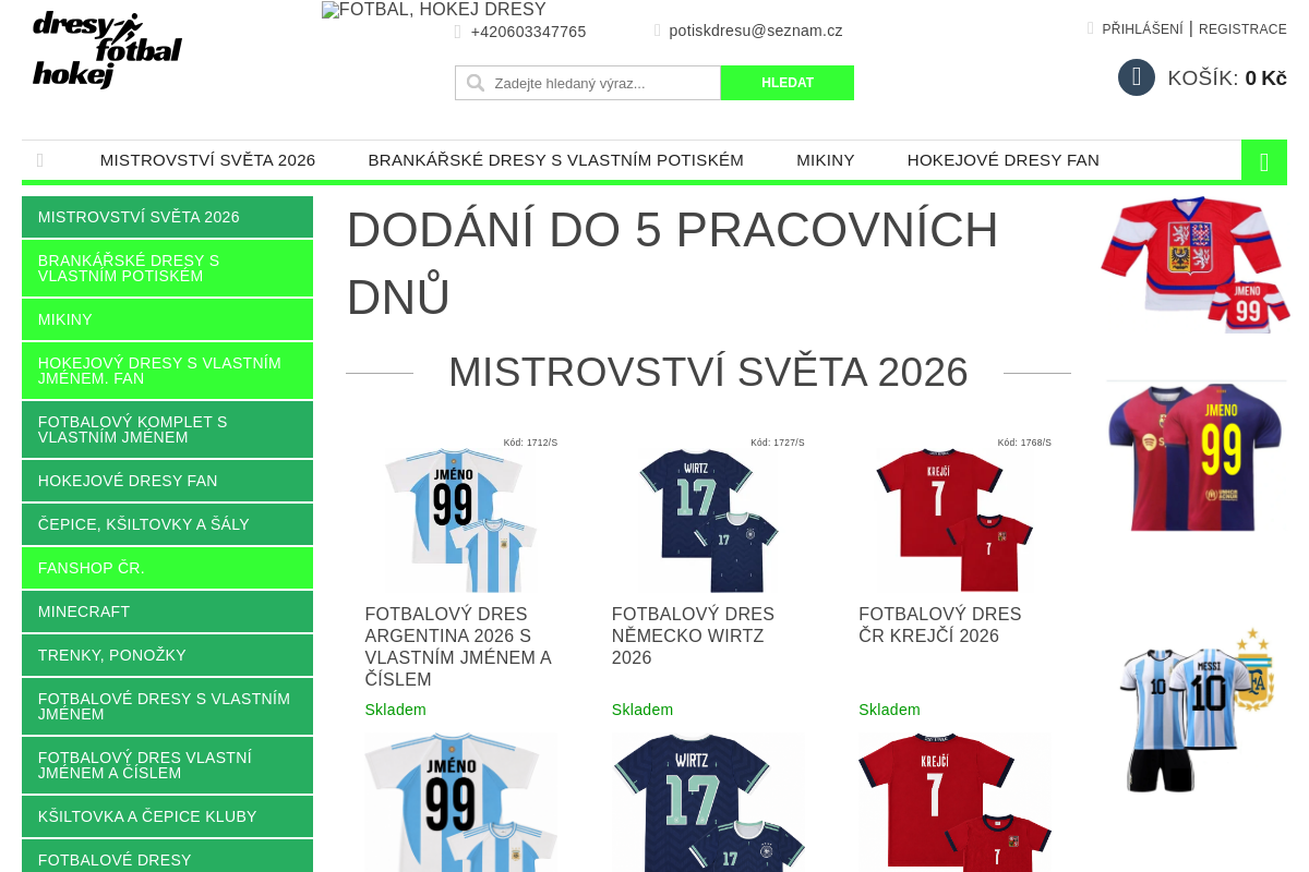 dresy-fotbal-hokej.cz foto 1
