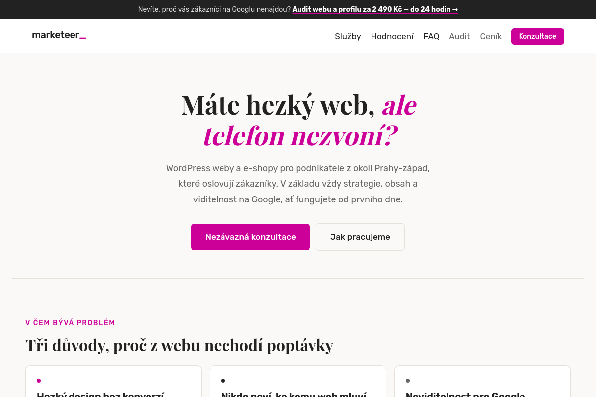 Digitální agentura Marketeer