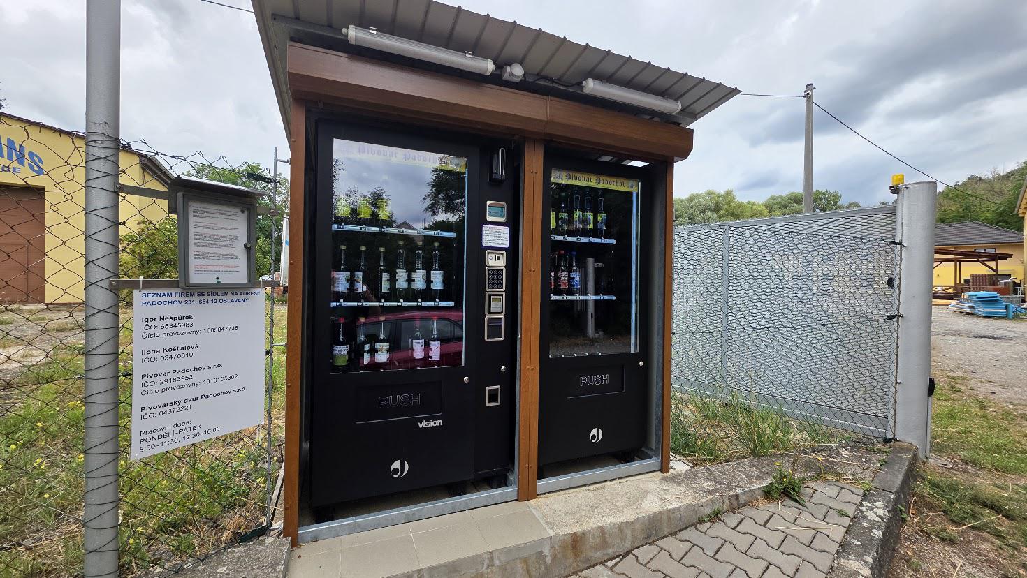 Pivovar Padochov - elektronické výdejní okénko
